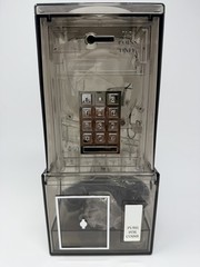 Clear Plastic Payphone Coin Bank Motorized Sorter Telephone Novelty Model 3124