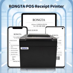 High Speed 250mm sec POS Receipt Printer with USB Serial Ethernet Connectivity