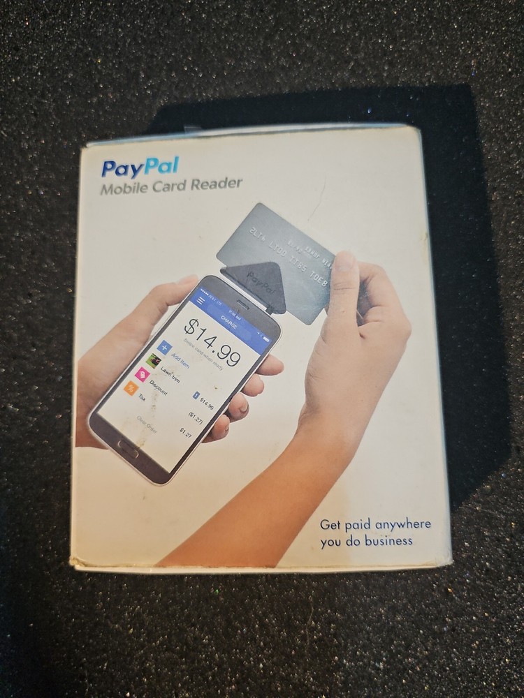 PayPal Mobile Card Reader Compatible w iOS Android Windows Devices New Open Box