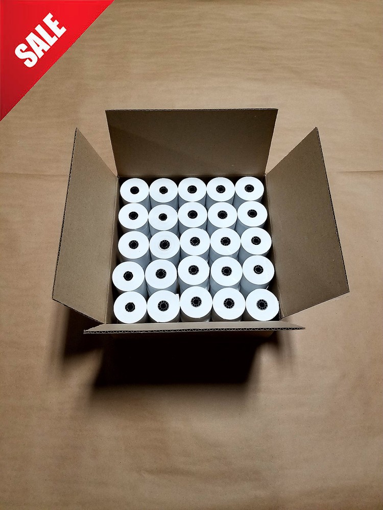 2 1/4″ x 200′ Thermal Paper (100 Rolls) for Sharp 01PU, 01PU, ER-A450T, UP-700