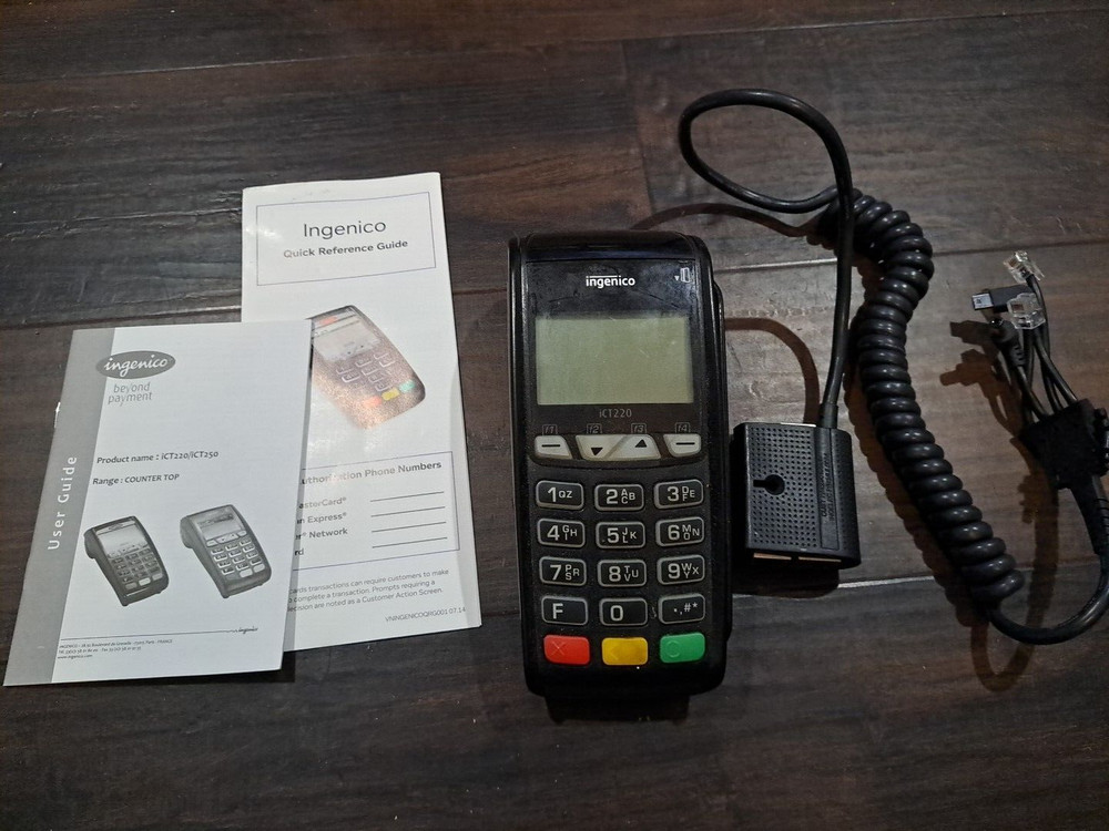 Ingenico iCT220 Credit Card Terminal (Untested)