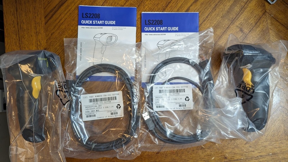 Lot (2) Symbol SS2208 Scanners – US Seller