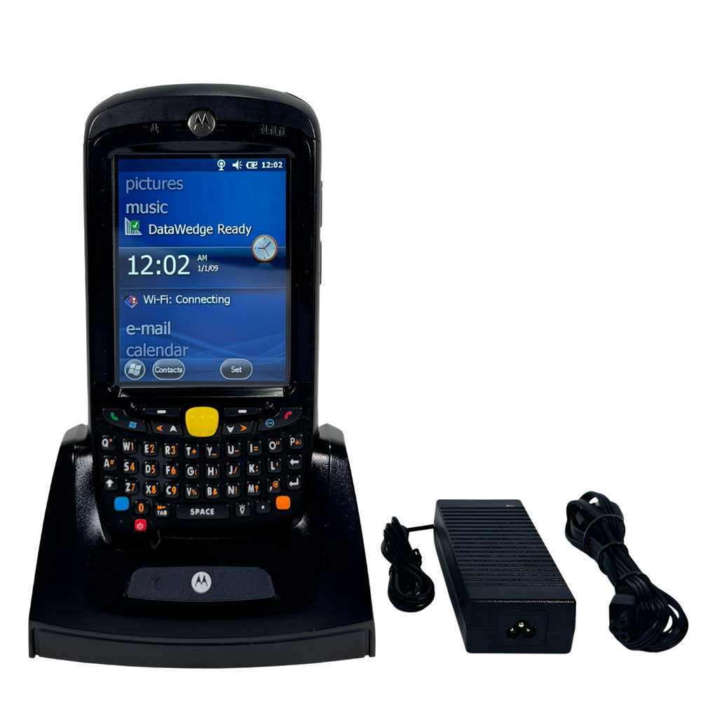 Symbol MC55A0 Wireless Windows 6.5 Barcode Scanner + Base w/Bundle Grade A!🔥