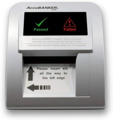 AccuBANKER D470 7-Point Counterfeit Bill Detector, Commercial Grade, UL Listed