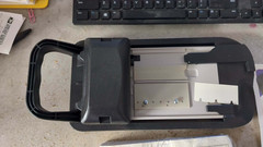 Manual Credit Card Imprinter Slider and New Pack of Long Slips/Sales Receipts
