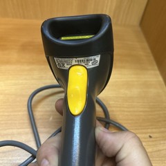 Motorola LS2208 Laser Barcode Scanner – Black/Yellow