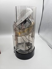 Vtg 2001 Magnif Money Mill Motorized Coin Bank Sorter Stacker USA Tested Works
