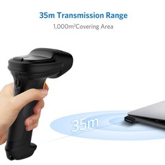 Inateck Bluetooth Barcode Scanner with Charging Base, 2D Wireless, Bundle…