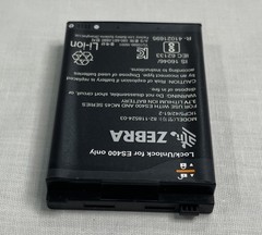 Zebra BTRY-MCXX-3080-01R Black 3080mAh Lithium-Ion Battery Pack For Zebra ES400