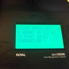 Royal Alpha 1000ML Cash Register Cash Management with a Drawer Key