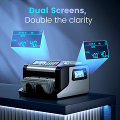 Aneken k08 Money Counter Machine with Value Count, UV IR MG DD Counterfeit