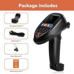 Inventory Scanner Wireless Barcode Scanner Portable Barcode Reader Data.