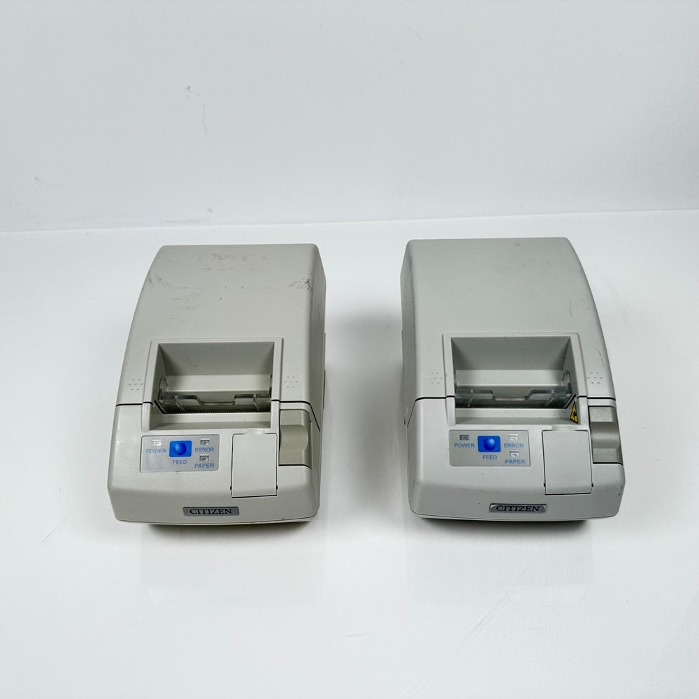 Citizen CT-S281 Thermal POS Receipt Printer USB (Lot of 2)