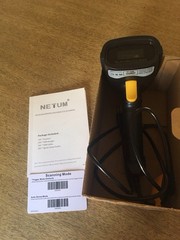 NETUM 2D Barcode Scanner, Compatible with 2.4G Wireless & Bluetooth & USB