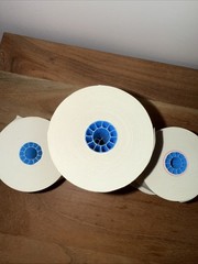 Lot of 7 Vintage Adding Machine Paper Rolls 2.25″ Wide Calculator Register Tape