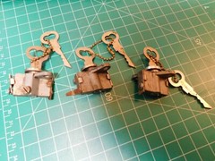 9pc- Vtg. National Cash Register NCR Specialty 3-LOCKS WITH 2-KEYS EACH #2 Keys