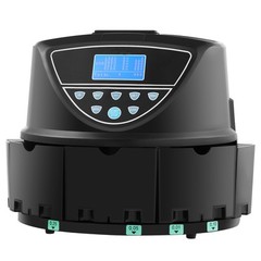 USD Coin Sorter with Screen Display Holds up to 1500 Coins 5 Coin Tubes