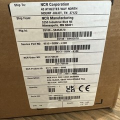 NCR Full Size Cash Drawer, 24V, Blk, 5B/5C 2171 No Lock WCS SVC Poscash