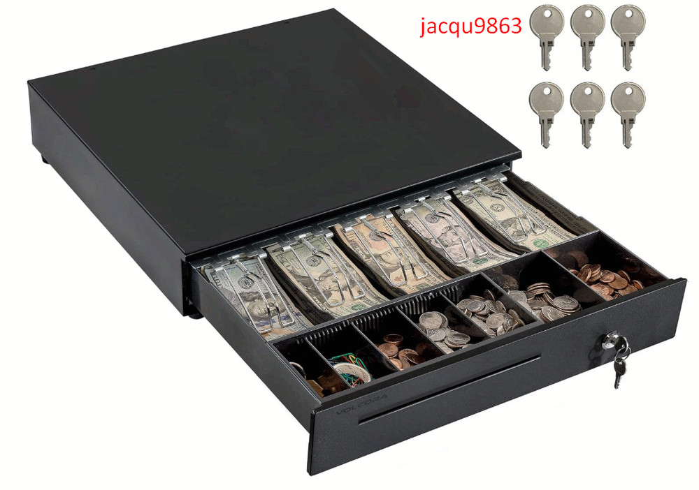 Cash Register Drawer for Point of Sale (POS) System, 5 Bill/7 Coin, 16″