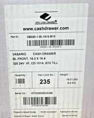 APG Vasario Cash Drawer 5 bill 8 coin VB320-1-BL1616-B10 ✅❤️️✅❤️️ BRAND NEW!!!!!