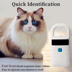 Rechargeable Bluetooth Pet Microchip Reader 134.2kHz RFID ISO 11784/11785