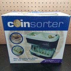 Gadget Shop Motorized Coin Sorter Foreign Currency Euro Only NOT FOR US Coins