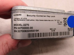 17 LOT – La Gard 2270 Security Container Key Lock (NCR 006-8624315)