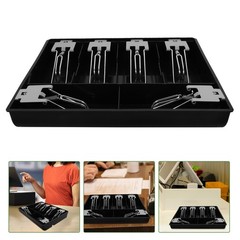 Cash Drawer Tray with Clip Money Organizer for Home Commercial Use Storage