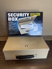 Security Box MMF Industries Insulated Fire Retardant New