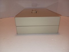 Steel Cash Box Combination Lock Small Money Organizer Removable Tray 11.5″L