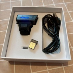 JRHC Portable 1D Bluetooth Barcode Scanner Wireless Mini Ring Reader Tested