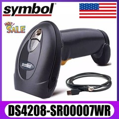 Symbol Motorola DS4208-SR00007WR 2D Laser Imager Barcode Scanner With USB Cable