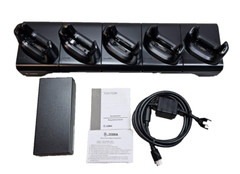 Zebra CRD-TC51-5SCHG1-01 TC52 TC57 Series Charging Cradle USB Dock Station & PSU