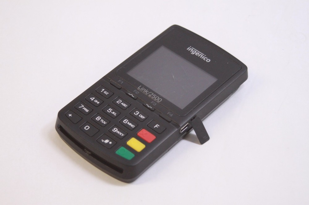 Ingenico Link 2500 POS Bluetooth USB Card Reader Terminal PMF30910412A As Is