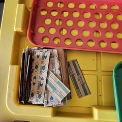 VTG Kwik-Sort Jr MMF Industries Set Of 5 Coin Money Change Sorting Trays W/ Case