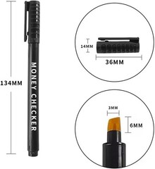 2 Pack Counterfeit Money Bill Detector Pens, Easy And Reliable Fraud Prevention
