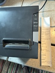2 EpsonThermal Receipt Printers 1 Model M129H And 1 Model M244A READ