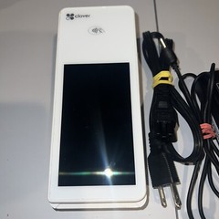 2H CLOVER FLEX C401U CREDIT CARD W/ K400 Locked. Powers on and Works