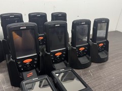 Lot Of 10 Janam XM66 Mobile Computers w/ CRD-P4 4-Slot Chargers – P21