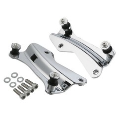 Chopped Trunk Pad Solo Mount Rack Dock Base Plate Harley Touring 2014-2025