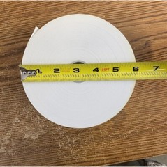 8 Rolls 3-1/8” x 5.9” x 1.00” id core 80gsm/20# white direct thermal 645’
