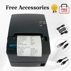 Refurbished SNBC BTP-R180II Compact Thermal POS Receipt Printer LAN USB Serial