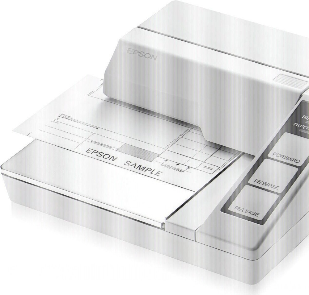 Epson C31C178242 TM-U295 POS Slip Printer Epson Model M66SA Cool White