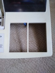 Sharp XE-A110 Electronic Cash Register Parts:Main Top Plastic Shell Cover