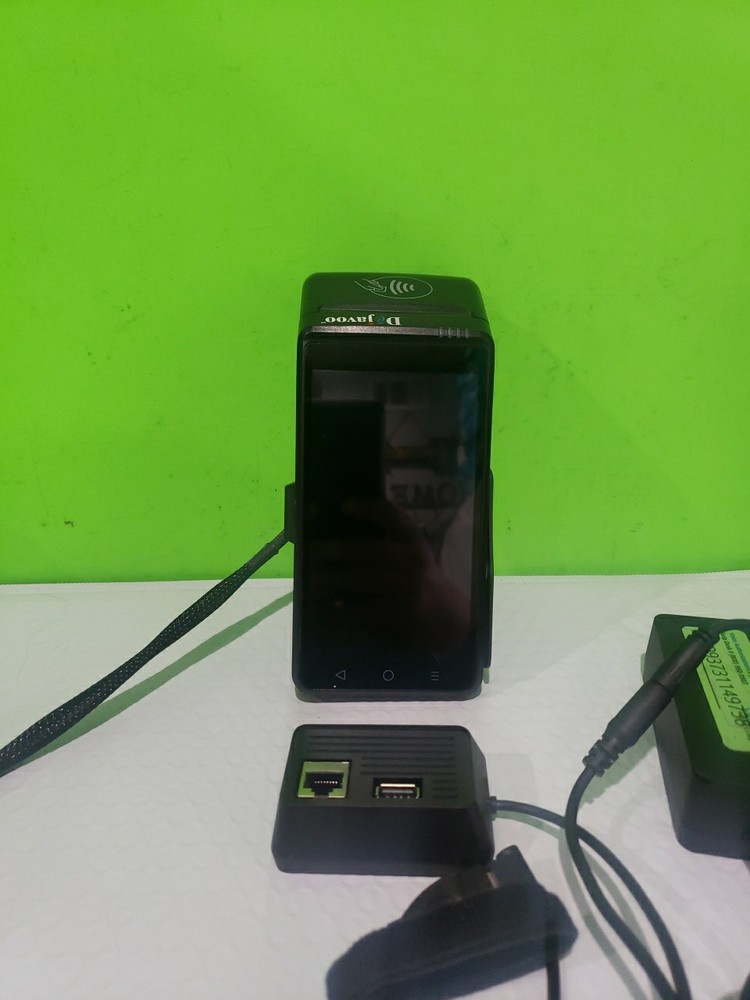 DEJAVOO WIZARPOS Q2 SMART POS 5.5″ TOUCHSCREEN TERMINAL BLACK GOOD CONDITION