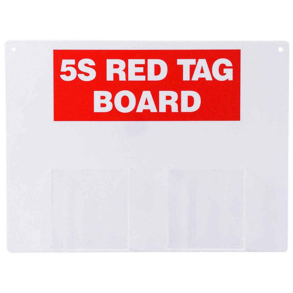 BRADY 122048 Red Tag Station,Unfilled 41F340