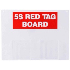 BRADY 122048 Red Tag Station,Unfilled 41F340