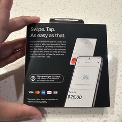 Square Reader For magstripe (USB-C) Mobile Credit Card Readers
