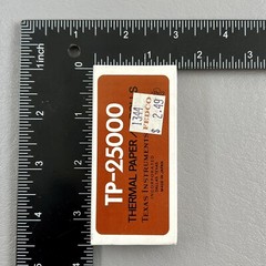 Vintage Texas Instruments TP-25000 Thermal Paper Rolls Made In Taiwan New 5 Roll