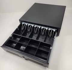 5 Bill 8 Coin 16″Cash Register Drawer Box Works Compatible all printers